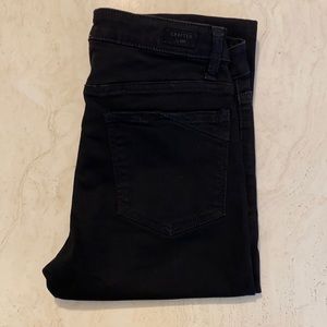 NWOT Crafted By Lee Women’s Black Mid Rise Skinny Jeans